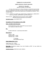 COMPTE RENDU Séance du 13.05.2025